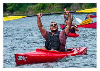 kayaking